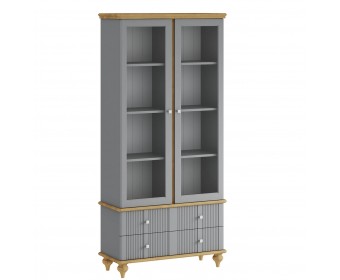  Шкаф для посуды "Рандеву" 22 серый