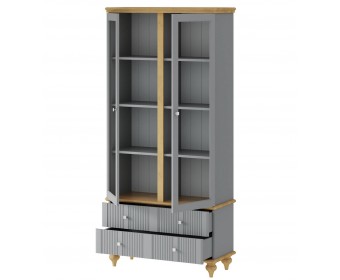  Шкаф для посуды "Рандеву" 22 серый