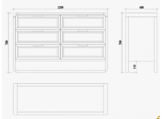Комод NH2346 в Кургане