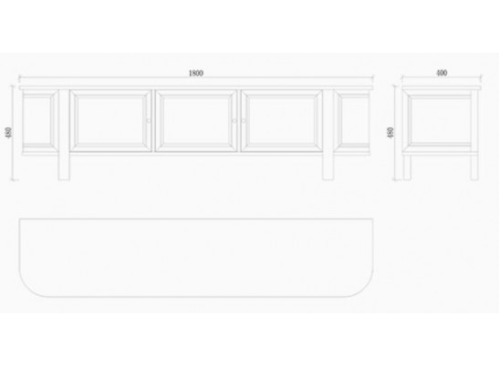 Тумба ТВ NH2358 в Кургане