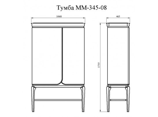 Тумба "Алеко" ММ-345-08 в Кургане