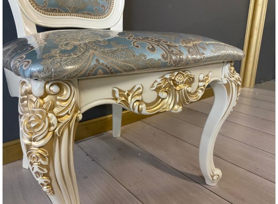 Стул Рафаэлло (слоновая кость, патина золото)