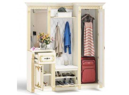 Прихожая Визит П-3 Слоновая кость в Кургане