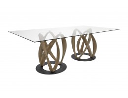 Стол обеденный "Инфинити двойной" прямоугольный