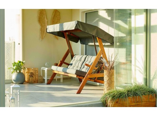 Качели Paris серые с подушками в Кургане