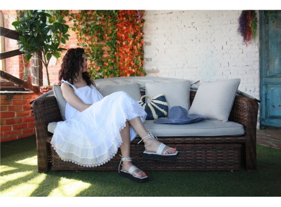 Диван-трансформер Violetta коричневый в Кургане