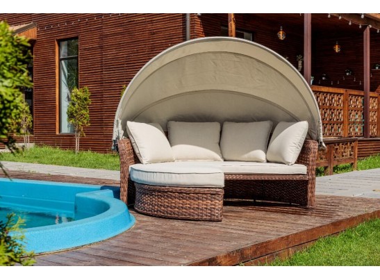 Диван-трансформер Violetta коричневый в Кургане