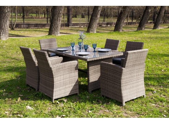 Обеденный комплект FIONA из искусственного ротанга в Кургане