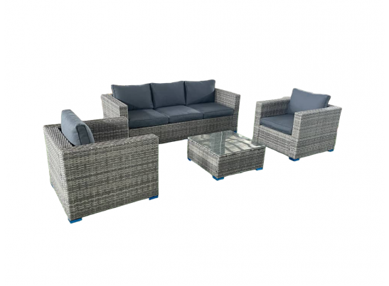 Лаунж-зона KARL с трёхместным диваном (серая) в Кургане