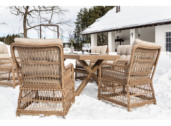 Обеденный комплект ISABELLA из искусственного ротанга в Кургане