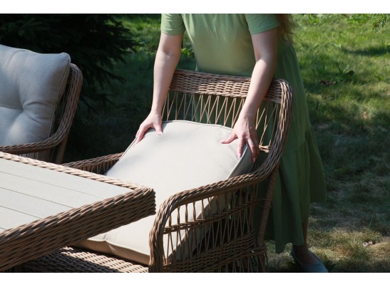 Обеденный комплект ISABELLA из искусственного ротанга в Кургане