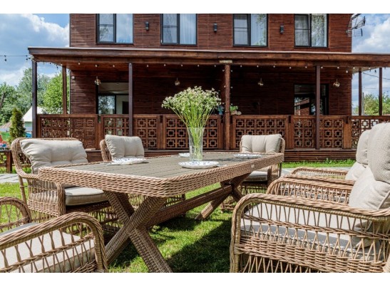 Обеденный комплект ISABELLA из искусственного ротанга в Кургане