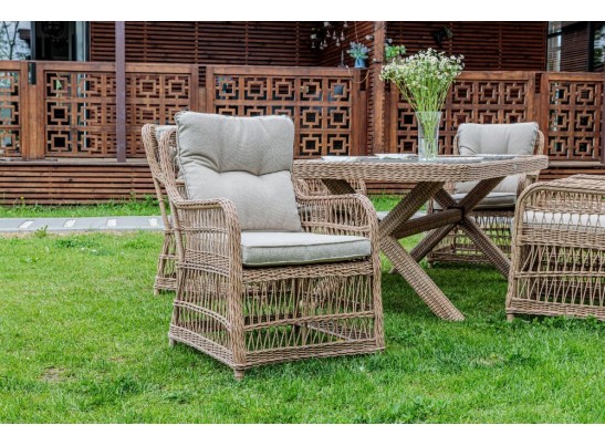 Обеденный комплект ISABELLA из искусственного ротанга в Кургане