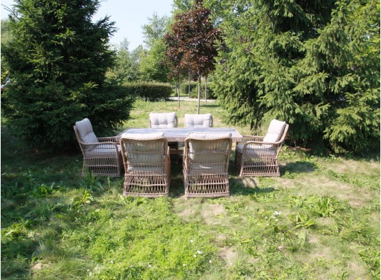 Обеденный комплект ISABELLA из искусственного ротанга в Кургане