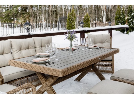 Обеденный комплект ALBERT из искусственного ротанга в Кургане