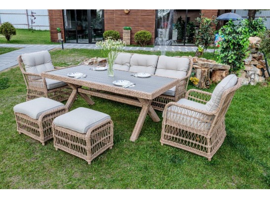 Обеденный комплект ALBERT из искусственного ротанга в Кургане