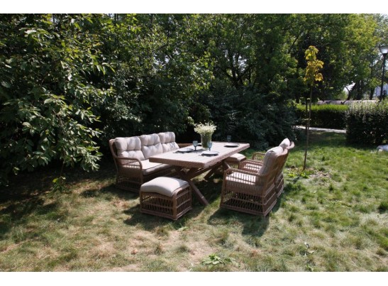 Обеденный комплект ALBERT из искусственного ротанга в Кургане