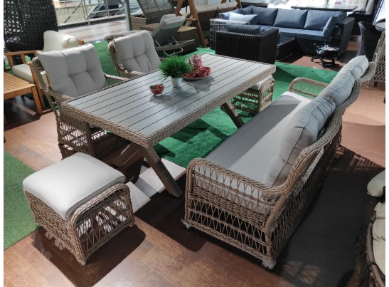 Обеденный комплект ALBERT из искусственного ротанга в Кургане