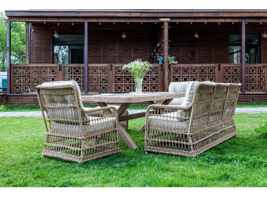 Обеденный комплект ALBERT из искусственного ротанга в Кургане