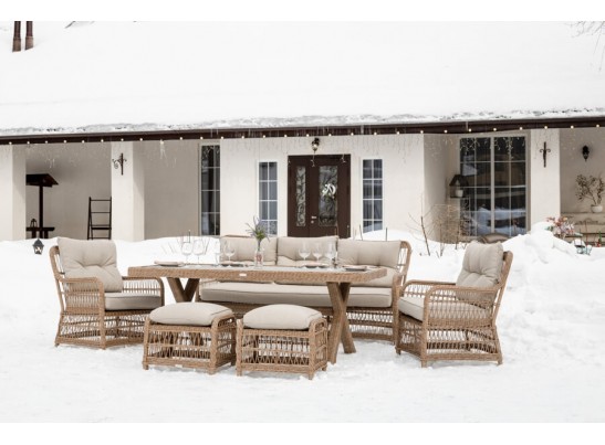 Обеденный комплект ALBERT из искусственного ротанга в Кургане