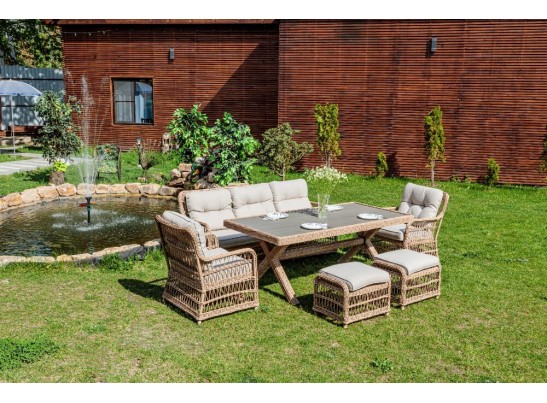 Обеденный комплект ALBERT из искусственного ротанга в Кургане