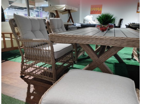 Обеденный комплект ALBERT из искусственного ротанга в Кургане