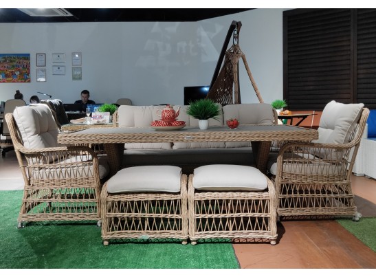 Обеденный комплект ALBERT из искусственного ротанга в Кургане