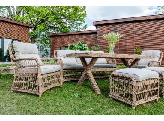 Обеденный комплект ALBERT из искусственного ротанга в Кургане