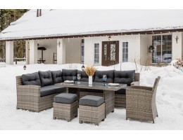  Угловой комплект Genry из искусственного ротанга