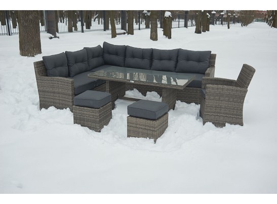 Угловой комплект Genry из искусственного ротанга в Кургане