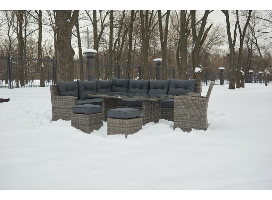 Угловой комплект Genry из искусственного ротанга в Кургане