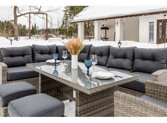 Угловой комплект Genry из искусственного ротанга в Кургане