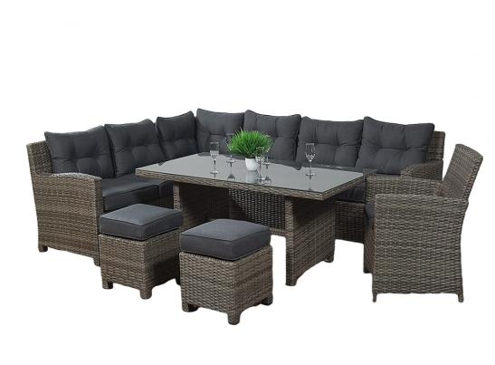 Угловой комплект Genry из искусственного ротанга в Кургане