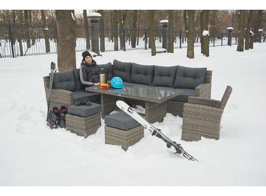 Угловой комплект Genry из искусственного ротанга в Кургане