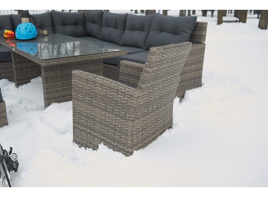 Угловой комплект Genry из искусственного ротанга в Кургане