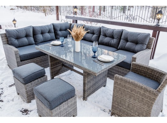 Угловой комплект Genry из искусственного ротанга в Кургане