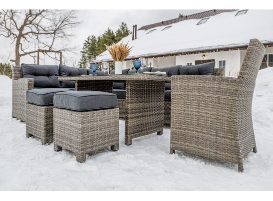 Угловой комплект Genry из искусственного ротанга в Кургане