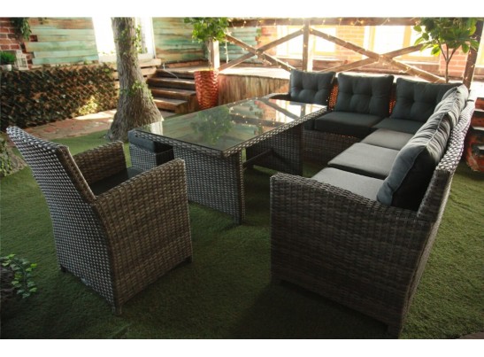 Угловой комплект Genry из искусственного ротанга в Кургане