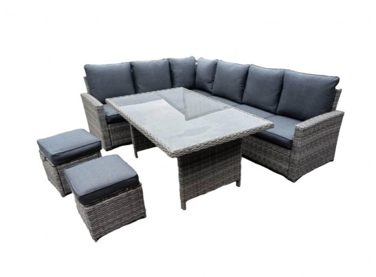ZORRO серый комплект мебели из искусственного ротанга в Кургане
