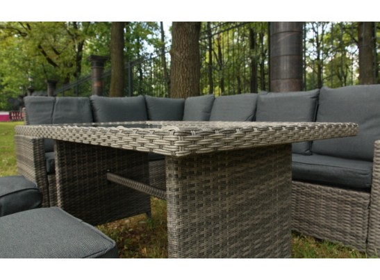 ZORRO серый комплект мебели из искусственного ротанга в Кургане