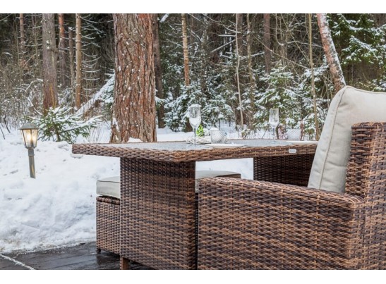 ZORRO коричневый комплект мебели из искусственного ротанга в Кургане