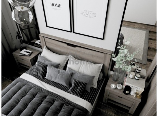 Спальня "Гарда" (возможный вариант комплектации), ясень в Кургане