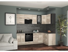 Кухня "Дублин" 2600*1370 (возможный вариант комплектации)