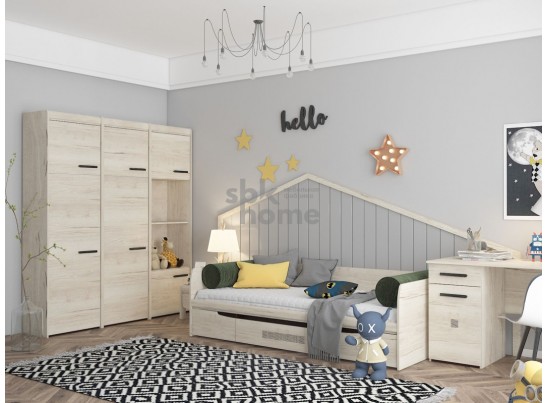 Подростковая мебель "Мале" (возможный вариант комплектации) в Кургане