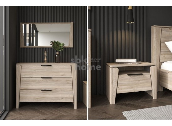 Спальня "Юта" (возможный вариант комплектации) в Кургане