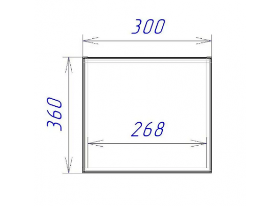 Антресольный шкаф "Женева" 36 белый