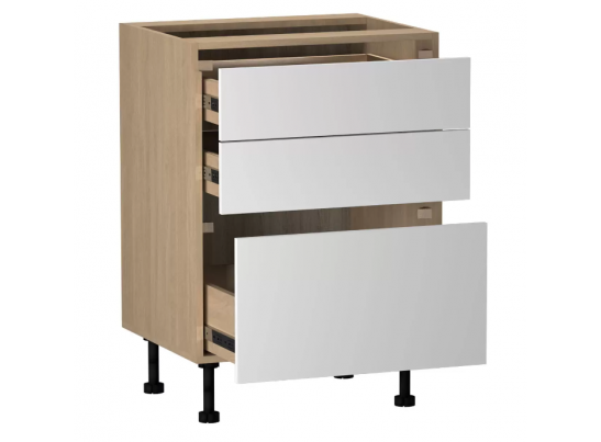 Стол с ящиками "Женева" 60 белый