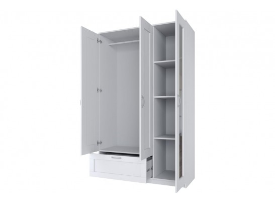 Шкаф 3 двери и 1 ящик СИРИУС 3 2.02.01.030.1 в Кургане