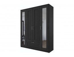 Шкаф Шведский Стандарт 4 двери и 1 ящик с зеркалами СИРИУС 4 2.02.01.042.1