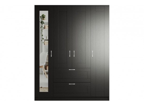 Шкаф 4 двери и 2 ящика с зеркалами СИРИУС 4 2.02.01.091.1 в Кургане